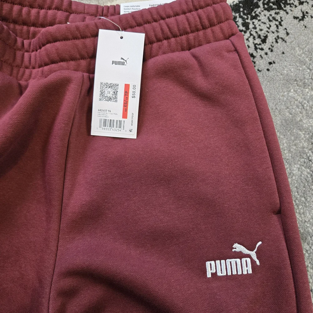 Puma Kids Maroon Jogger Sweatpants
